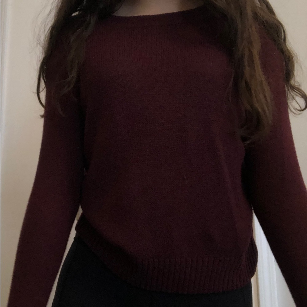 pacsun burgundy sweater